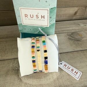 RUSH Multicolor Trio of Bracelets, NWT